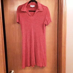 Red dress the sparkles